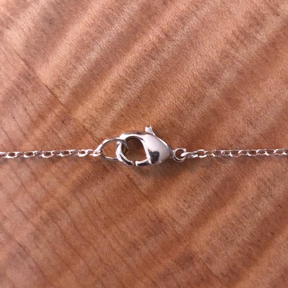 Green Hanging Rock and Tassel Necklace - Picture 5 of 6